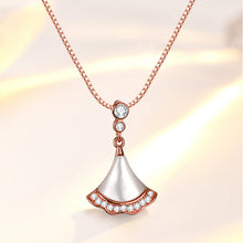 Load image into Gallery viewer, Girl‘s skirt Handmade 925 Sterling Silver chain Pendant Necklace for Women
