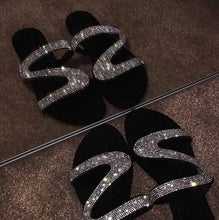 Load image into Gallery viewer, Sandals summer diamond slippers
