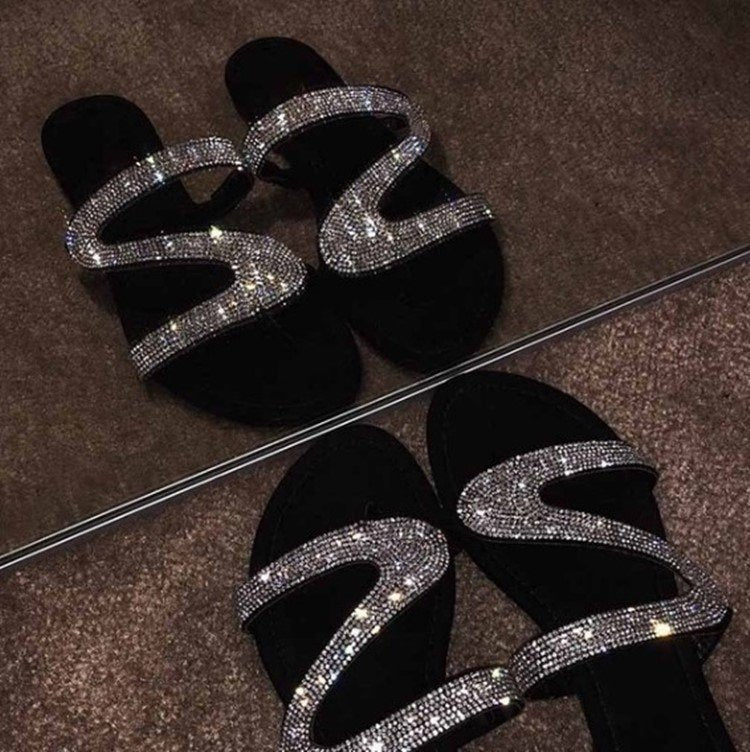 Sandals summer diamond slippers