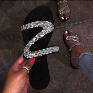 Sandals summer diamond slippers