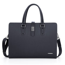 Load image into Gallery viewer, Briefcase for Men Leather Slim Business Shoulder Laptop Bag L15 * W3.5 * H14.4 inches
