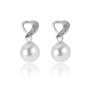 Pearl Sterling Silver  Earrings  for women