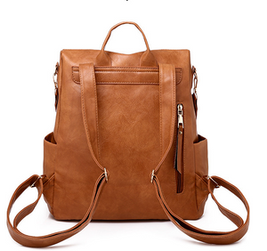 Women Backpack Purse Synthetic Leather Fashion Ladies