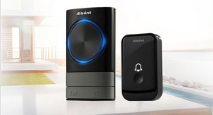 Wireless Doorbell,  Waterproof Door Chime Kit  with 2 Plug-In Receivers, 45 Melodies, CD Quality Sound and LED Flash