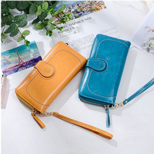 Load image into Gallery viewer, Ladies Wallet Wallet Women Long Large-capacity Retro Coin Mobile Phone Bag
