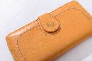 Ladies Wallet Wallet Women Long Large-capacity Retro Coin Mobile Phone Bag