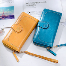 Load image into Gallery viewer, Ladies Wallet Wallet Women Long Large-capacity Retro Coin Mobile Phone Bag
