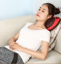 Load image into Gallery viewer, Cervical spine massager multifunctional infrared waist back neck massager car home massage pillow
