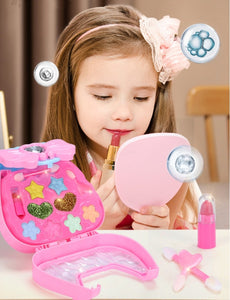 Washable makeup toy lipstick eye shadow set children girl cosmetics