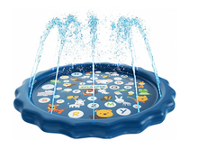 Load image into Gallery viewer, Lace water jet mat Children outdoor play mat Water pad
