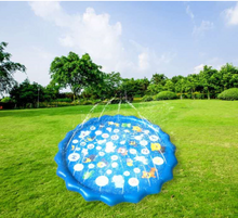 Load image into Gallery viewer, Lace water jet mat Children outdoor play mat Water pad
