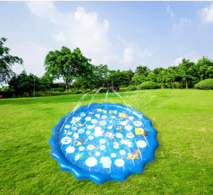 Lace water jet mat Children outdoor play mat Water pad