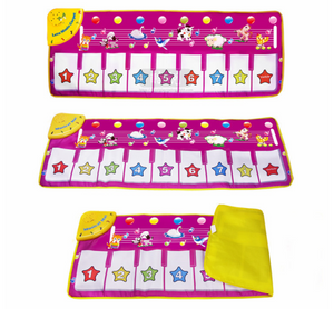 Children's multifunctional music carpet game carpet flashing piano carpet