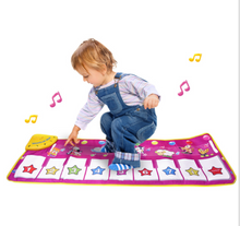 Load image into Gallery viewer, Children&#39;s multifunctional music carpet game carpet flashing piano carpet
