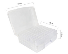 Load image into Gallery viewer, Photo Storage Box Acrylic Storage Box Flip Cover One-piece Transparent Card Plastic Box
