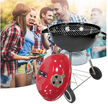 Load image into Gallery viewer, Outdoor barbecue grill portable and easy to install round apple stove charcoal
