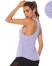 Load image into Gallery viewer, sports vest for women long loose I-shaped running fitness
