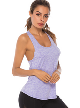 Load image into Gallery viewer, sports vest for women long loose I-shaped running fitness
