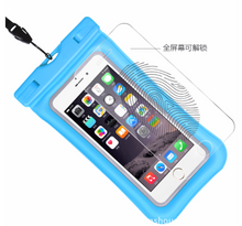 Load image into Gallery viewer, Mobile phone waterproof bag floating waterproof bag mobile phone universal fingerprint unlocking
