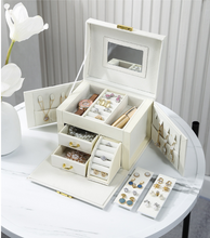 Load image into Gallery viewer, jewelry box ring earrings earrings necklace storage box
