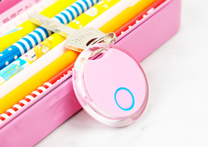 Anti-lost device round bluetooth key item tracker