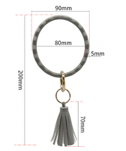 Load image into Gallery viewer, Leather tassel pendant
