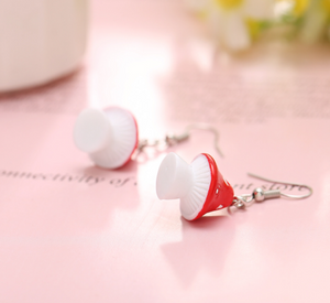 Mushroom Earring Pendant  for Women