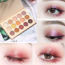 Load image into Gallery viewer, Nine-color eyeshadow palette ins super fire glitter beads
