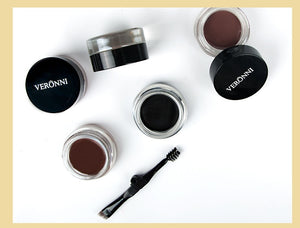 Eyebrow cream dark brown black waterproof, sweat-proof, long-lasting natural