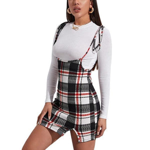 Sexy Cute High Waisted Suspender Skirts Womens Spri