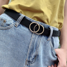 Load image into Gallery viewer, Belt unisex belt leather pin buckle trouser belt
