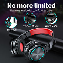 Load image into Gallery viewer, Headphones Bluetooth Headphones with Microphone Deep Bass Wireless Headphones Over Ear, Comfortable Protein Earpads
