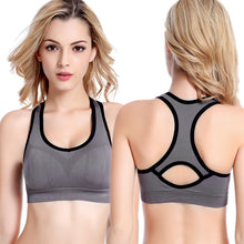 Load image into Gallery viewer, Strappy Sports Bra for Women, Sexy Crisscross Back Medium Support Yoga Bra with Removable Cups
