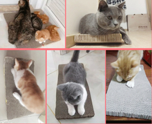 Load image into Gallery viewer, Cat scratching board, cat grinding claw supplies, corrugated paper pet toys
