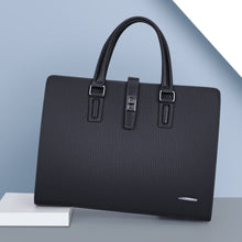 Load image into Gallery viewer, Briefcase for Men Leather Slim Business Shoulder Laptop Bag L15 * W3.5 * H14.4 inches
