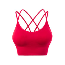 Load image into Gallery viewer, Sports Bra for Women, Sexy Crisscross Back Medium Support Yoga Bra with Removable Cups
