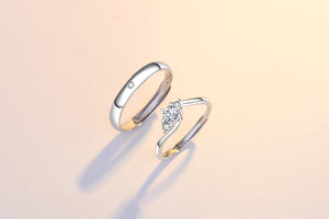 925 Sterling Silver  Ring Tarnish Resistant Stackable Extreme Comfort Rings（only one ring）