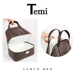 Lunch Bag Meal Bag for Fashion Larger Double-layer Space Capacity Tote Bag Heat Preservation 6001