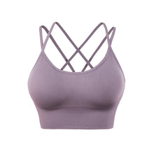 Load image into Gallery viewer, Sports Bra for Women, Sexy Crisscross Back Medium Support Yoga Bra with Removable Cups
