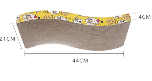 Cat scratching board, cat grinding claw supplies, corrugated paper pet toys