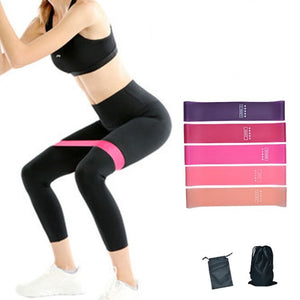 Resistance Bands Set for Women Butt and Legs, Exercise Workout Elastic Bands for Booty, Fabric Glute Hip Thigh Cotton Bands for Yoga Working Out