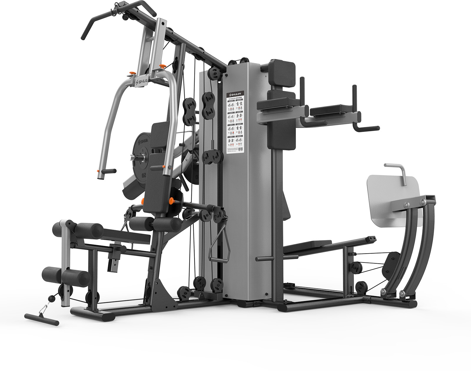 SH-G5205-綜合訓練器(qì)四人(rén)站(zhàn)